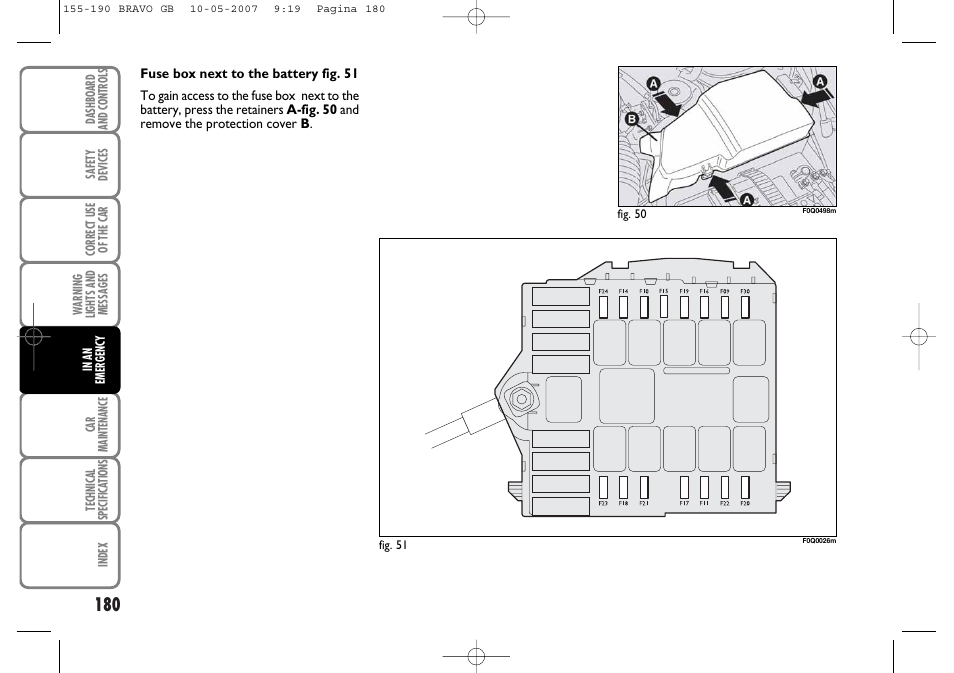 FIAT Bravo User Manual | Page 181 / 246