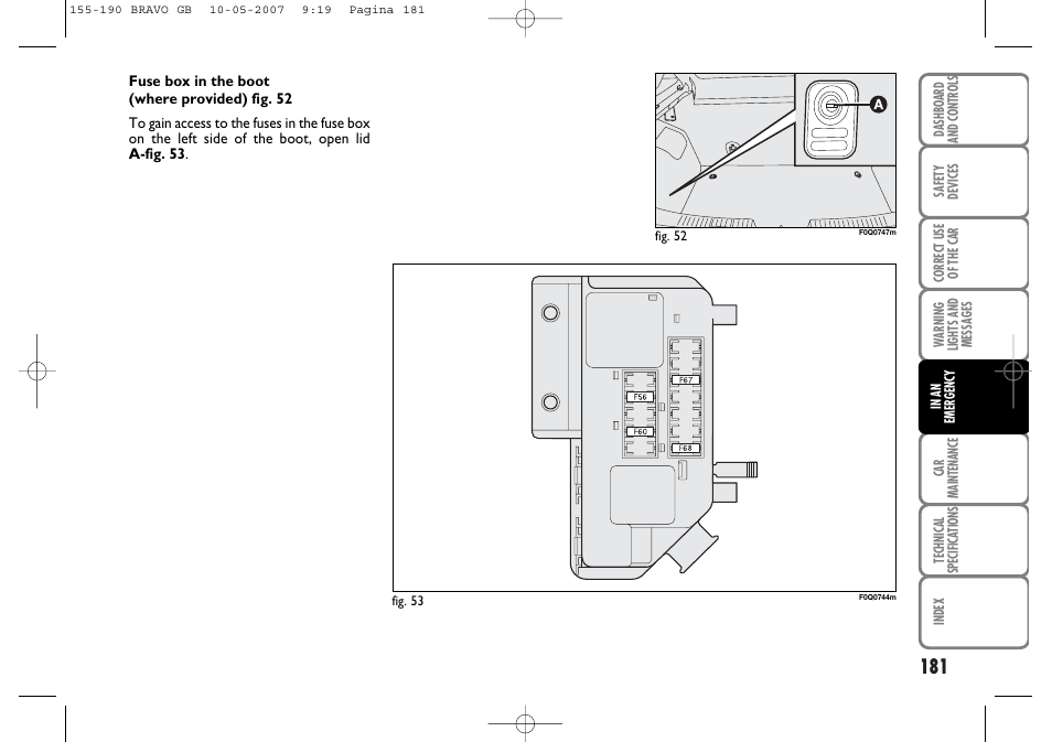 FIAT Bravo User Manual | Page 182 / 246