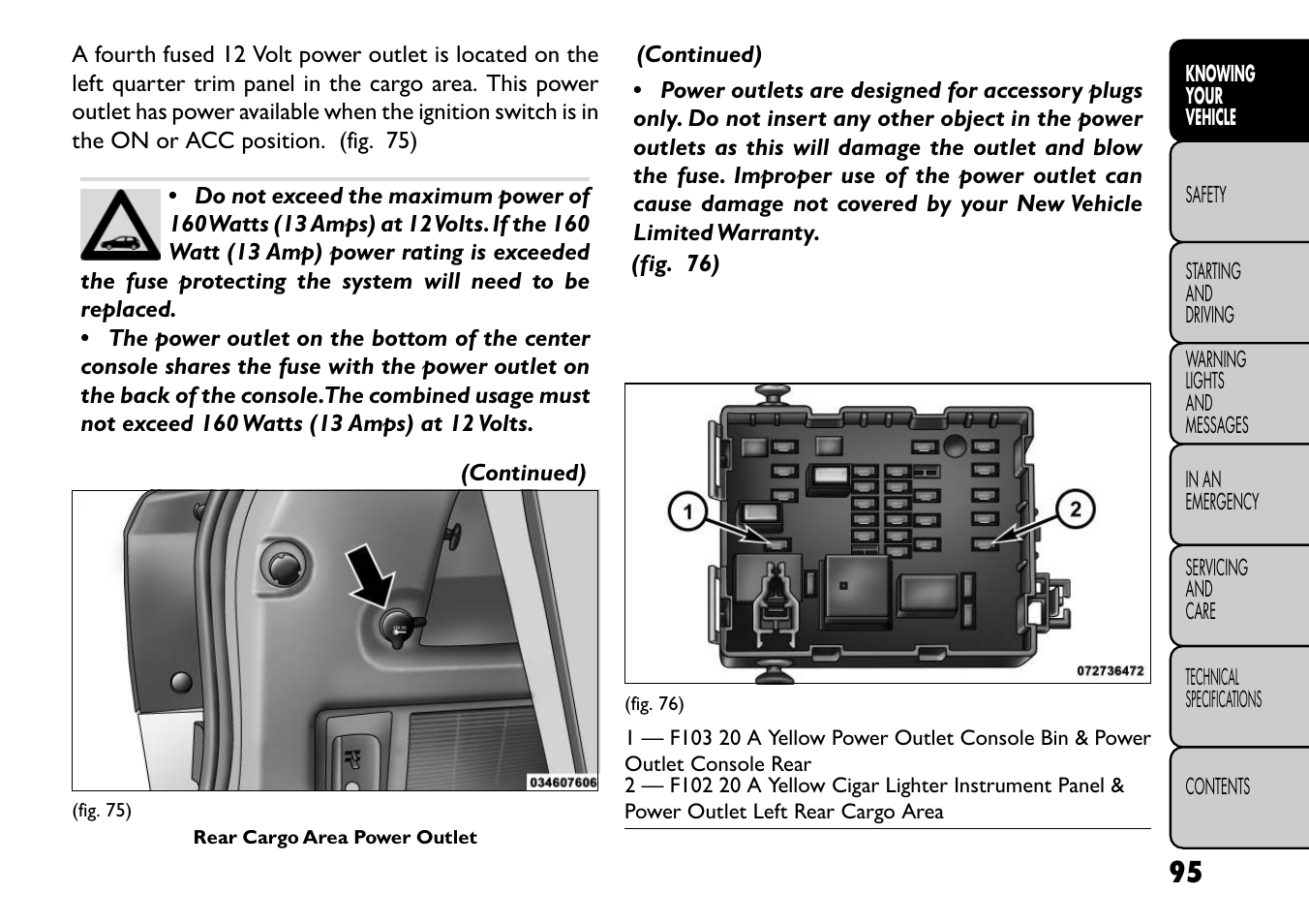 FIAT Freemont User Manual | Page 101 / 352