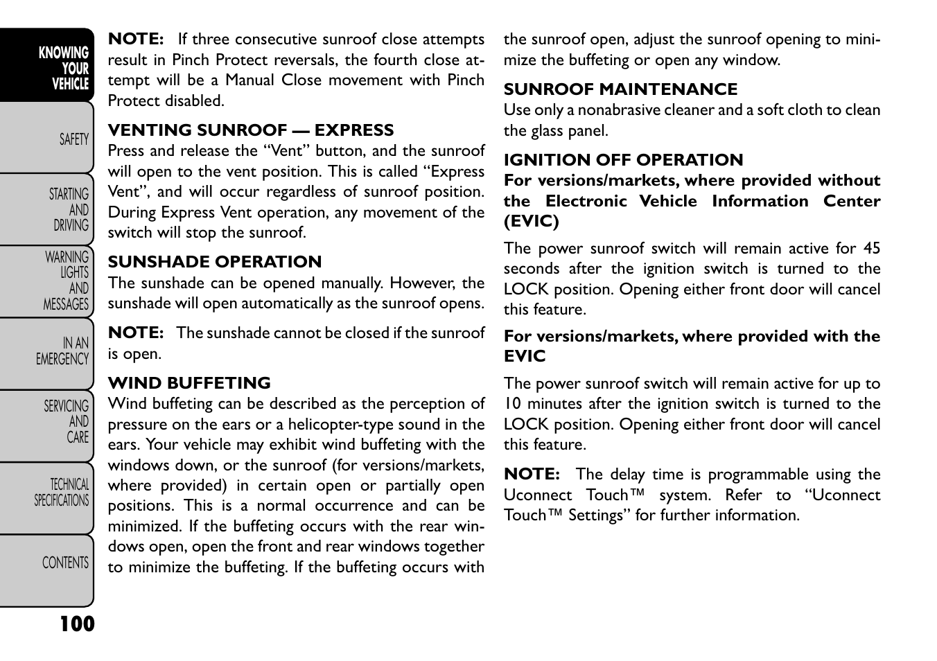 FIAT Freemont User Manual | Page 106 / 352