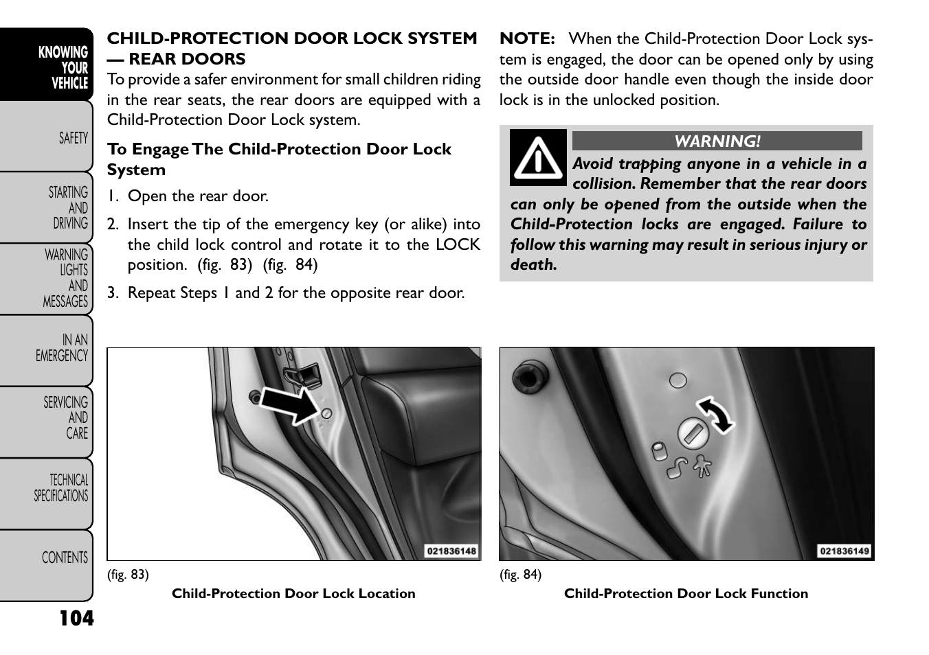 FIAT Freemont User Manual | Page 110 / 352