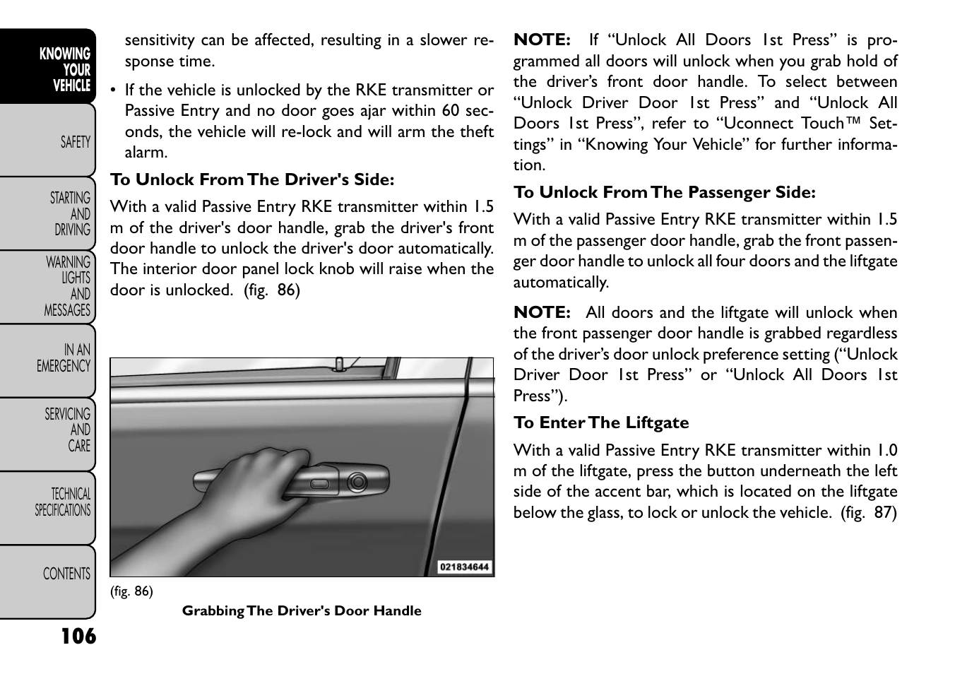 FIAT Freemont User Manual | Page 112 / 352