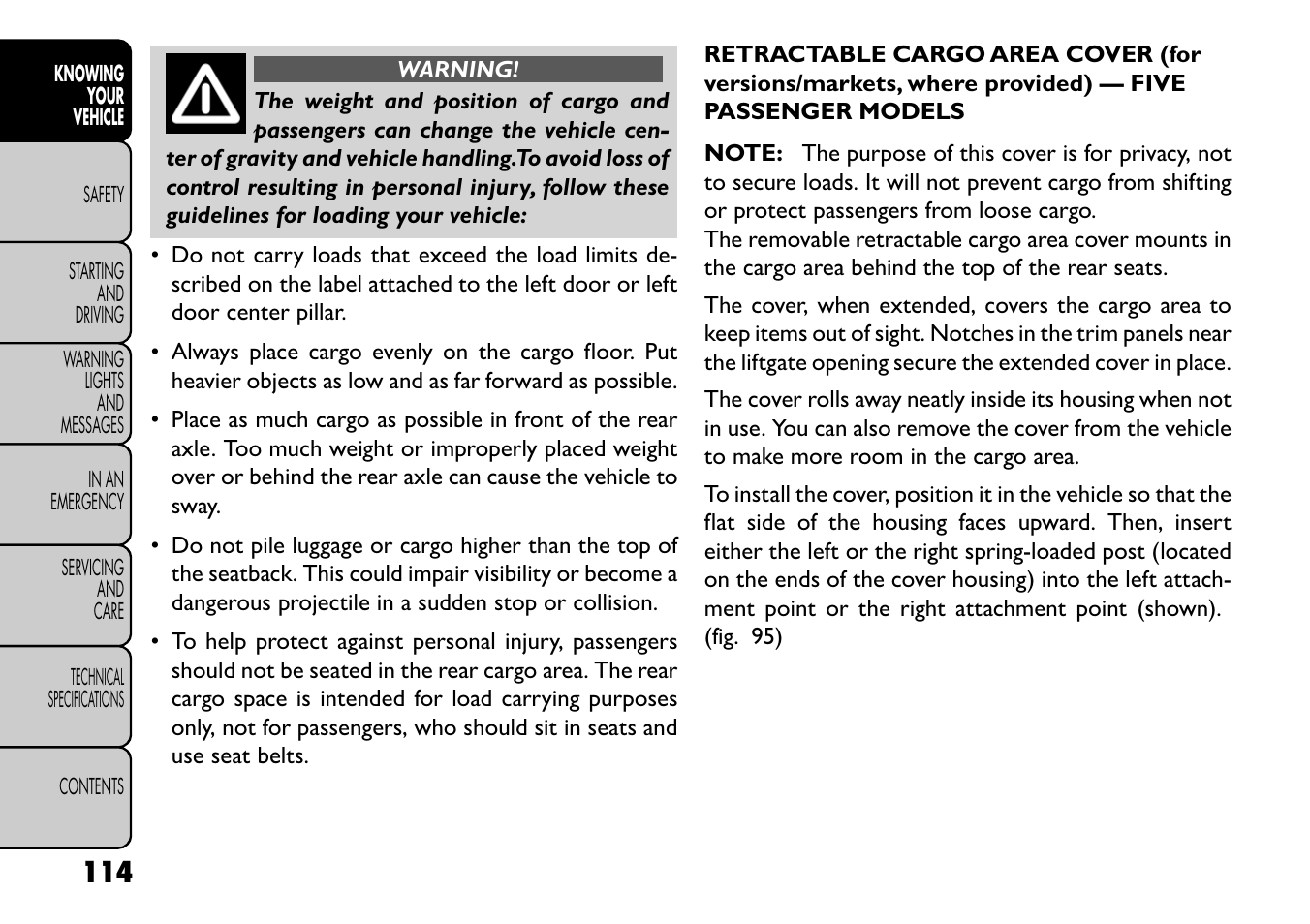 FIAT Freemont User Manual | Page 120 / 352