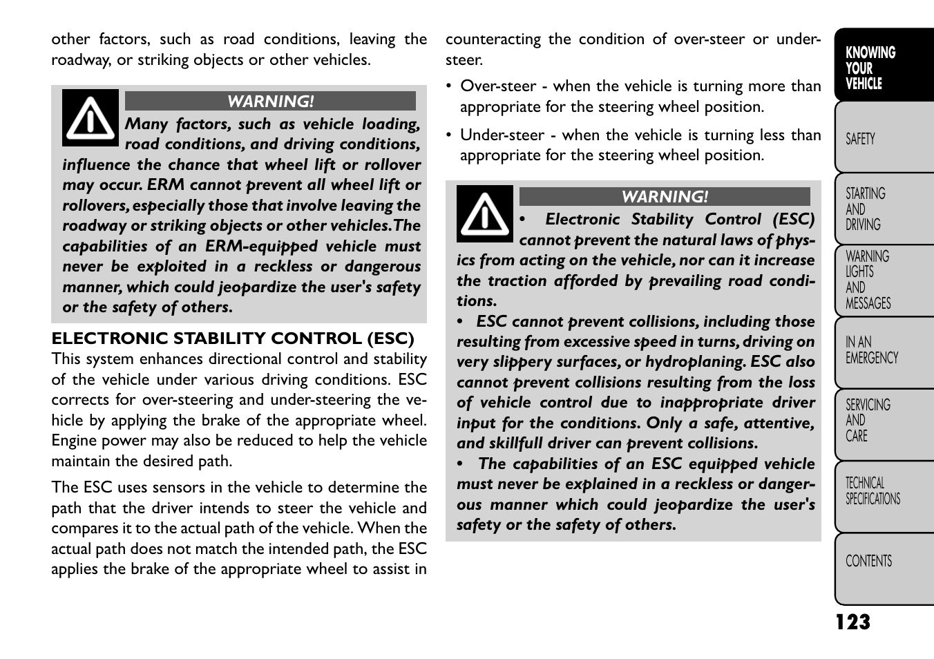 FIAT Freemont User Manual | Page 129 / 352