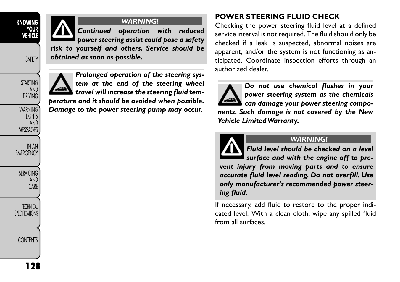 FIAT Freemont User Manual | Page 134 / 352