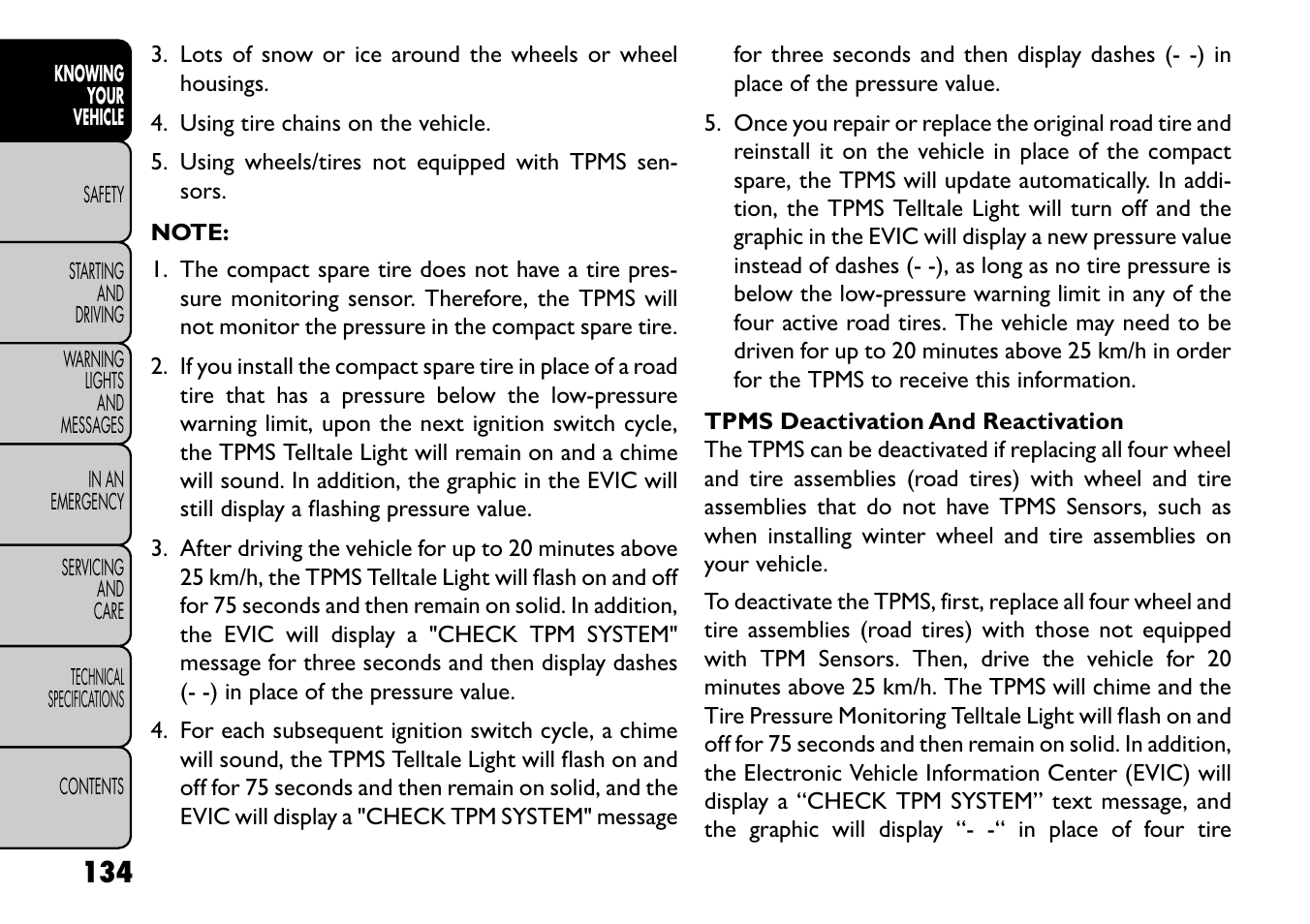 FIAT Freemont User Manual | Page 140 / 352