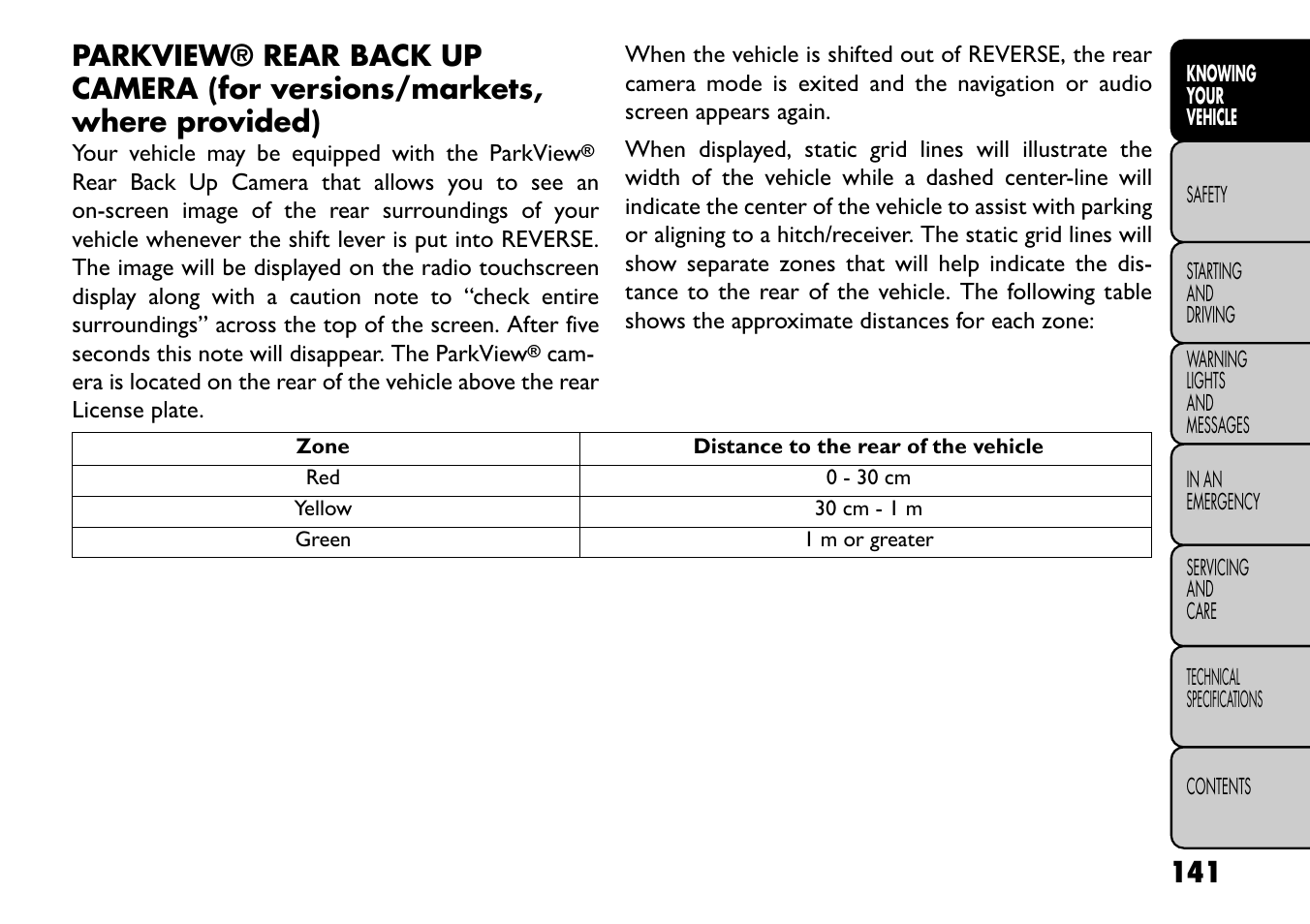 FIAT Freemont User Manual | Page 147 / 352