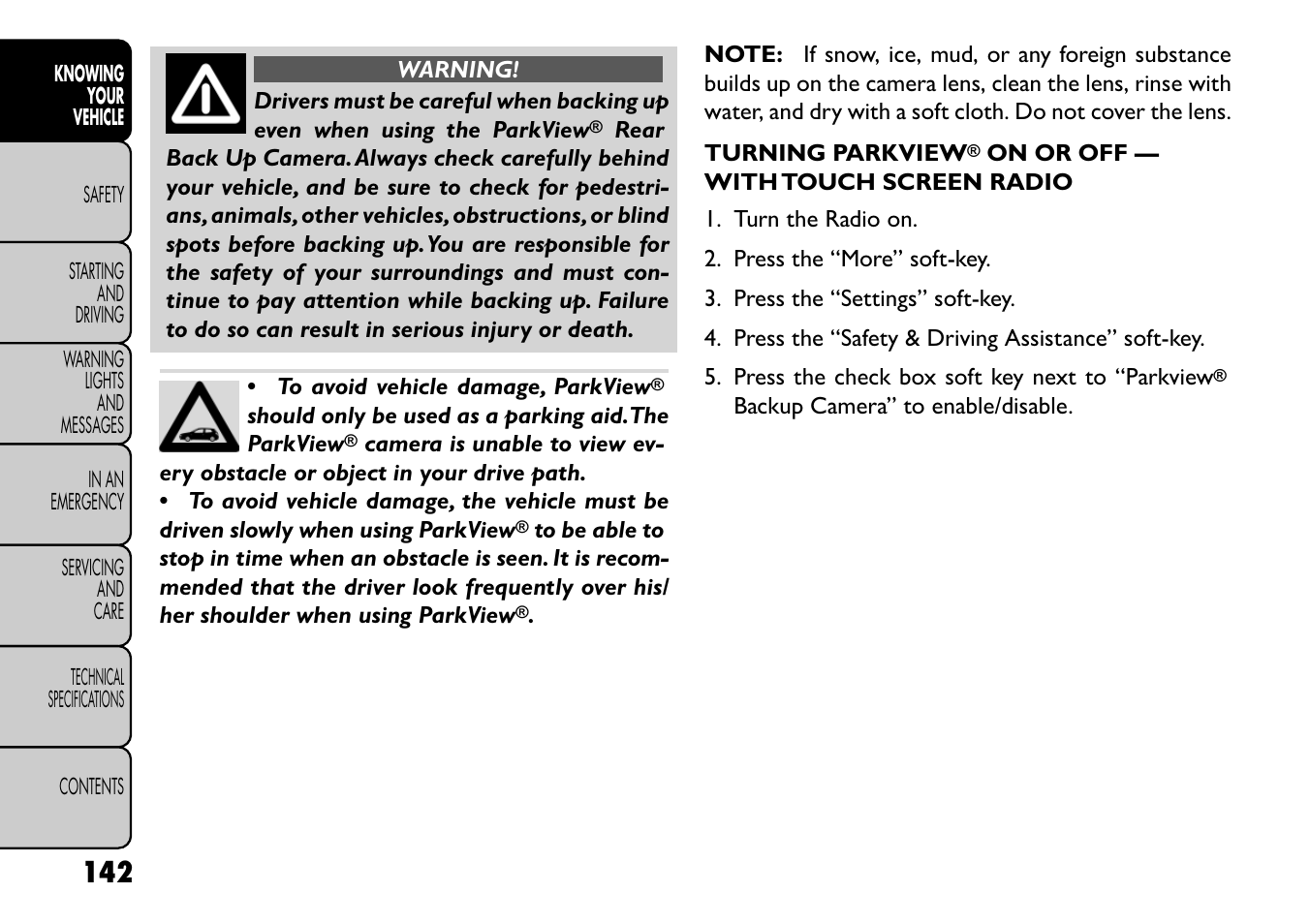 FIAT Freemont User Manual | Page 148 / 352