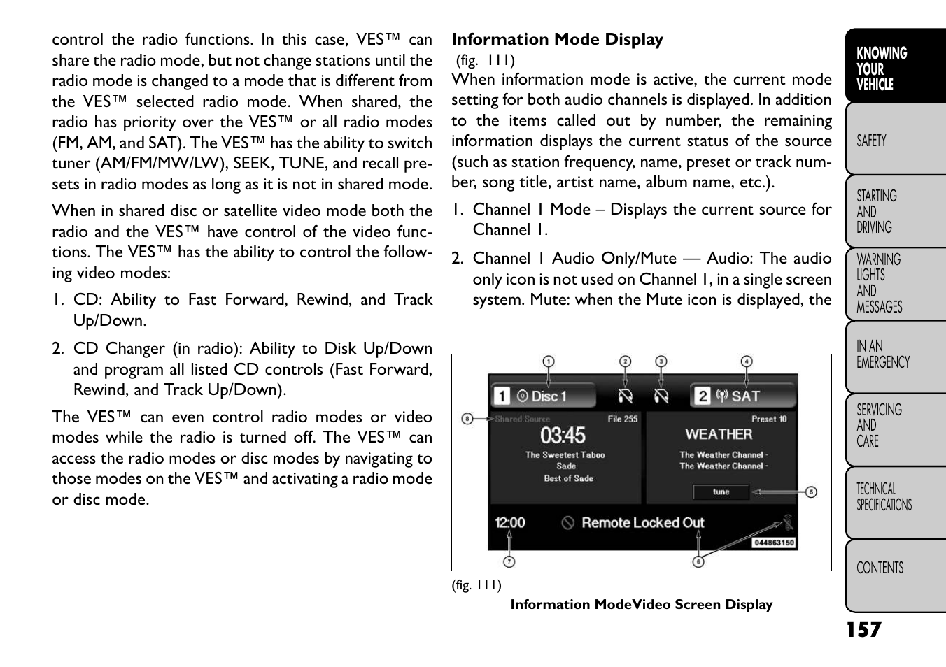 FIAT Freemont User Manual | Page 163 / 352