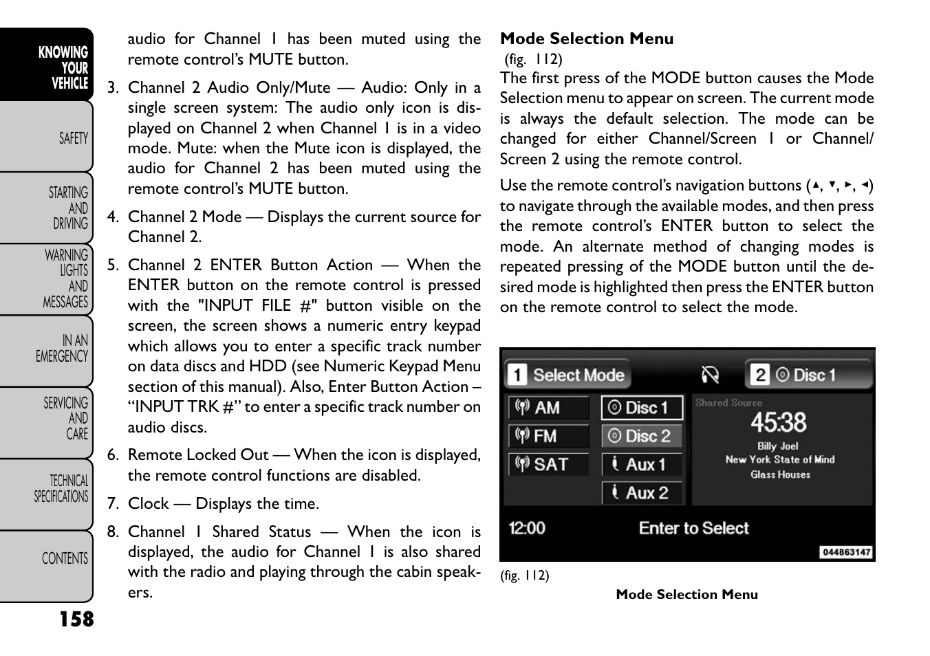 FIAT Freemont User Manual | Page 164 / 352