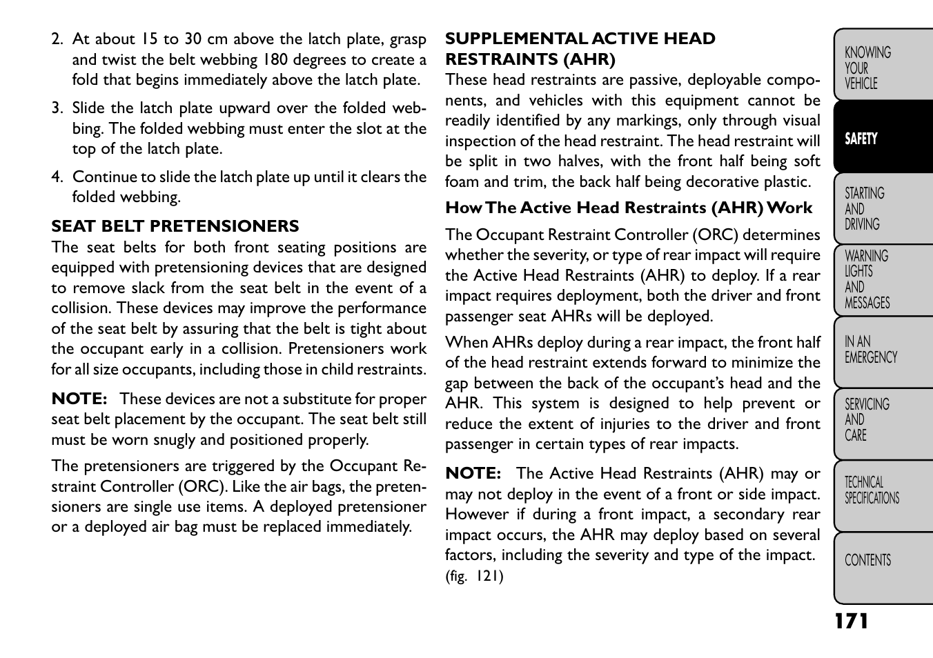 FIAT Freemont User Manual | Page 177 / 352