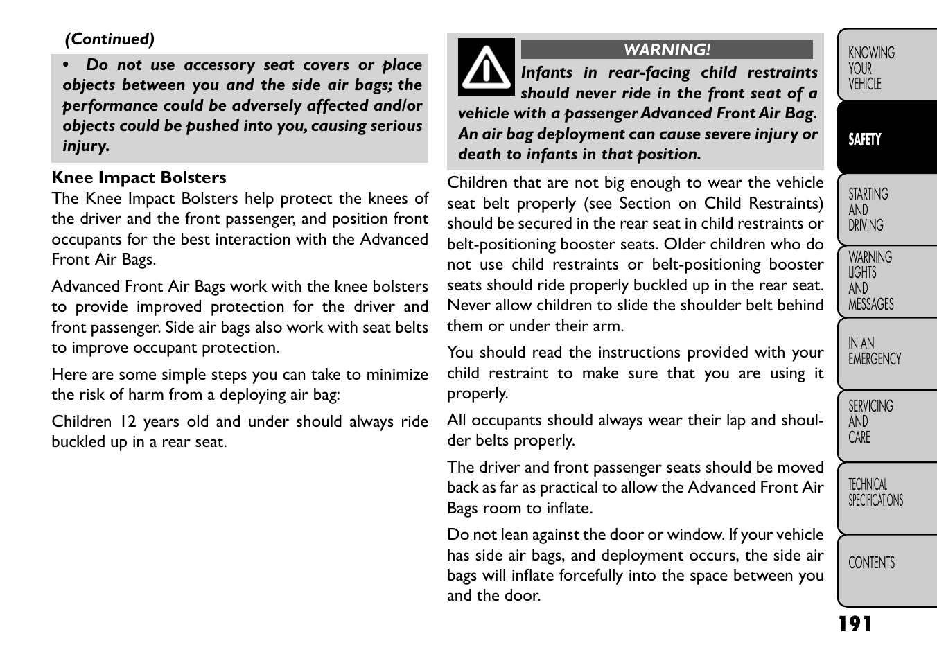 FIAT Freemont User Manual | Page 197 / 352