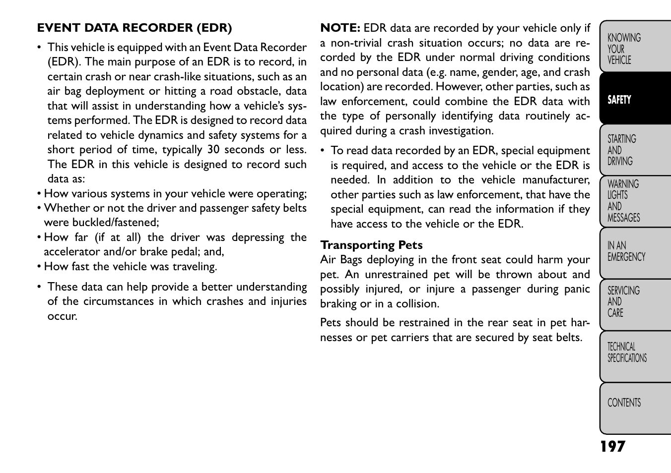 FIAT Freemont User Manual | Page 203 / 352