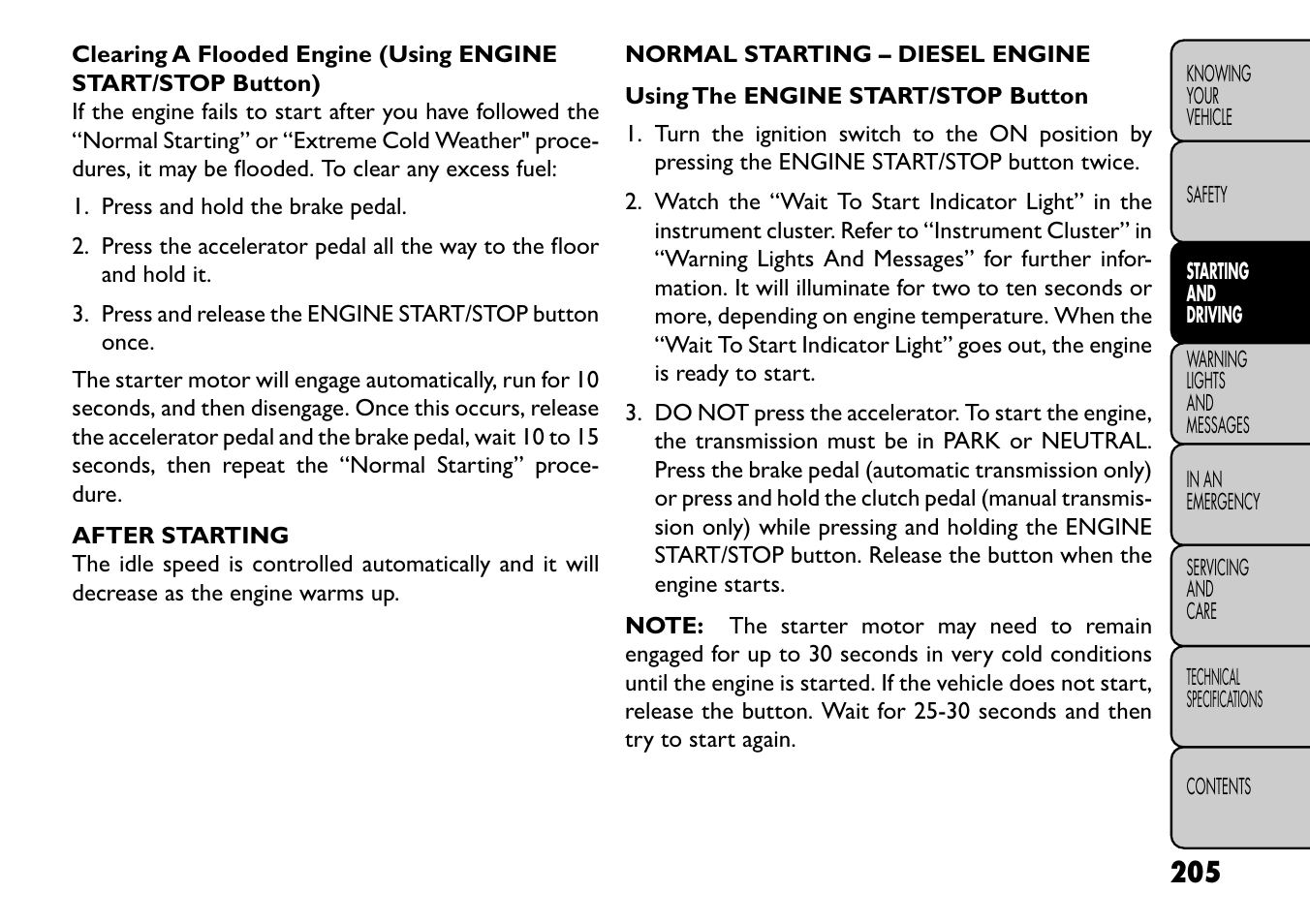 FIAT Freemont User Manual | Page 211 / 352