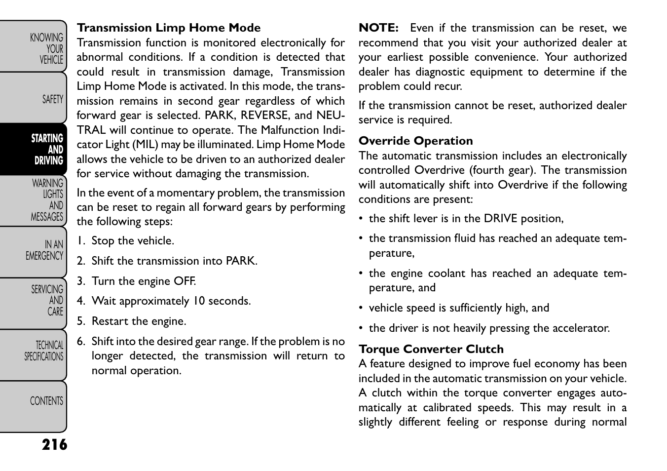 FIAT Freemont User Manual | Page 222 / 352