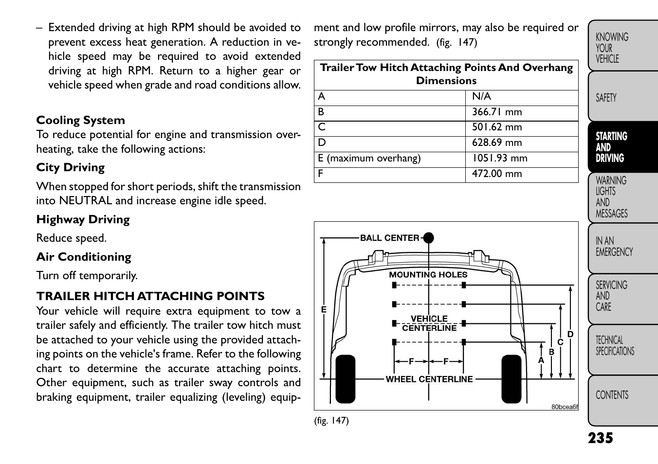 FIAT Freemont User Manual | Page 241 / 352