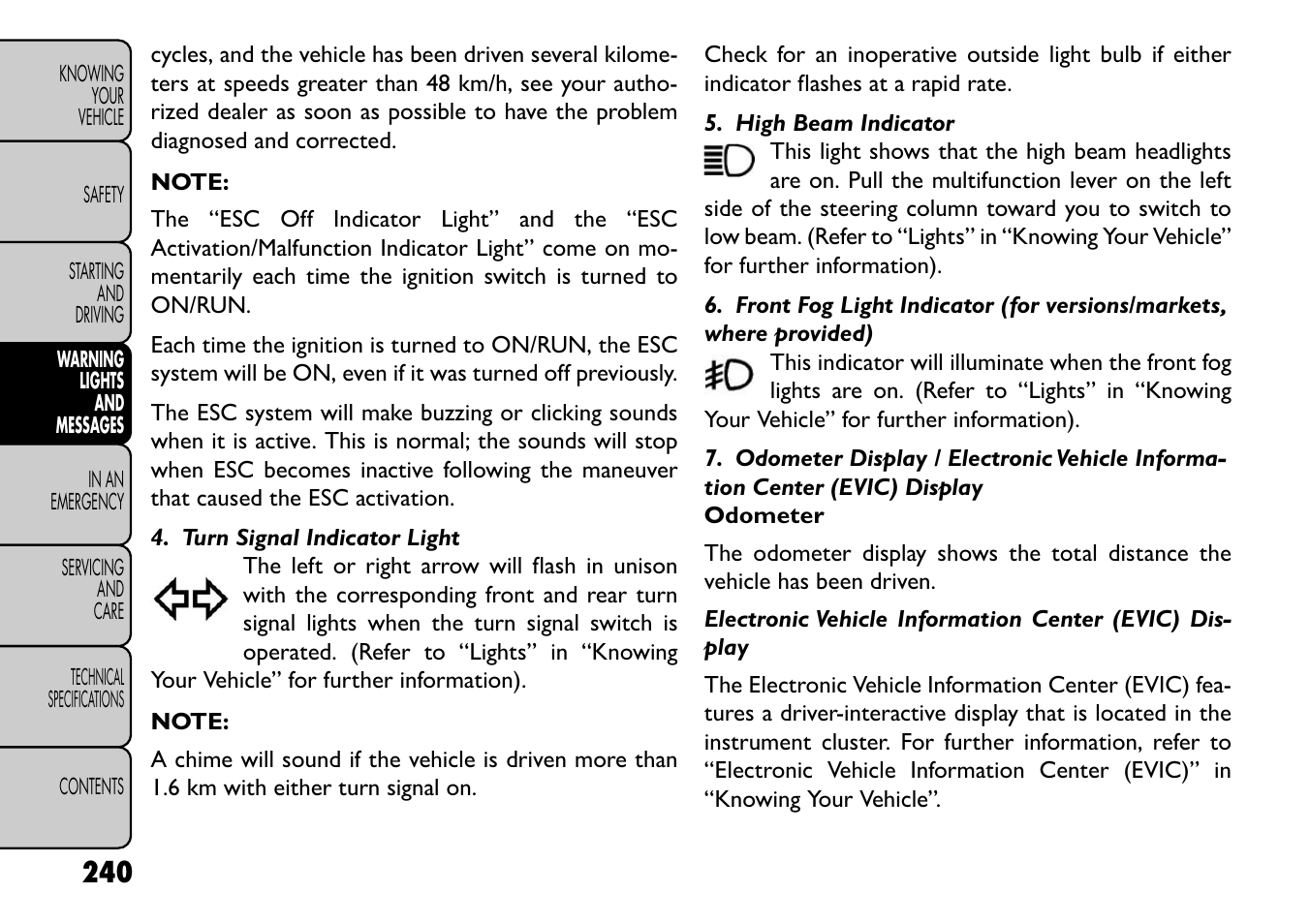 FIAT Freemont User Manual | Page 246 / 352