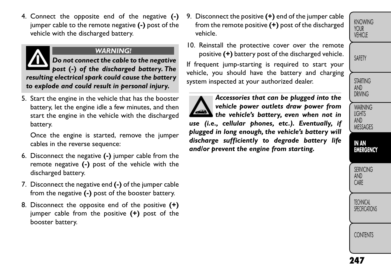 FIAT Freemont User Manual | Page 253 / 352