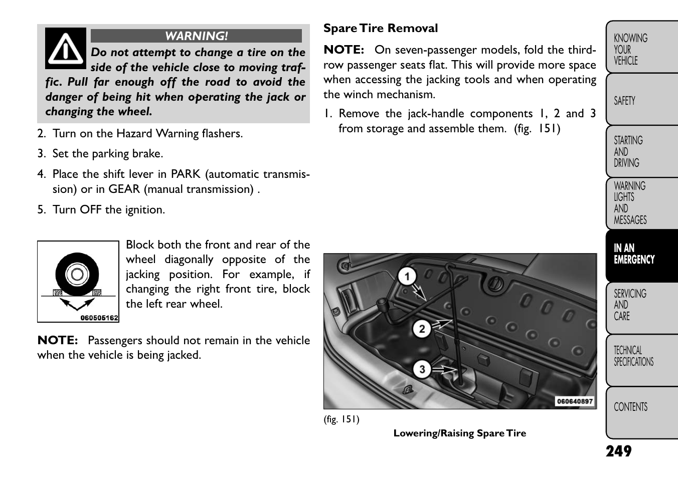 FIAT Freemont User Manual | Page 255 / 352