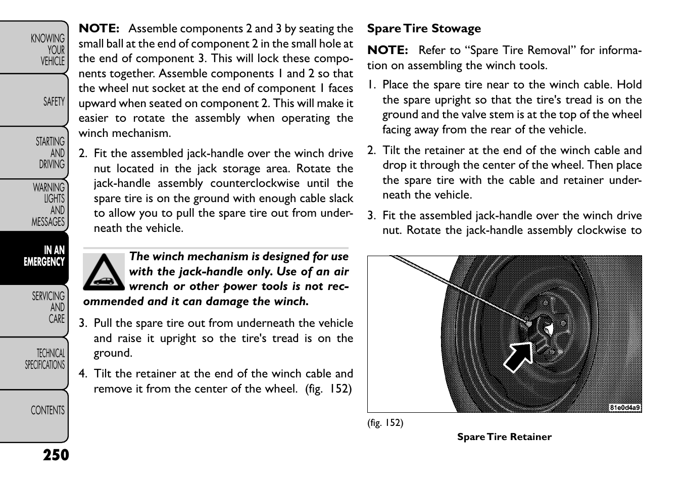 FIAT Freemont User Manual | Page 256 / 352