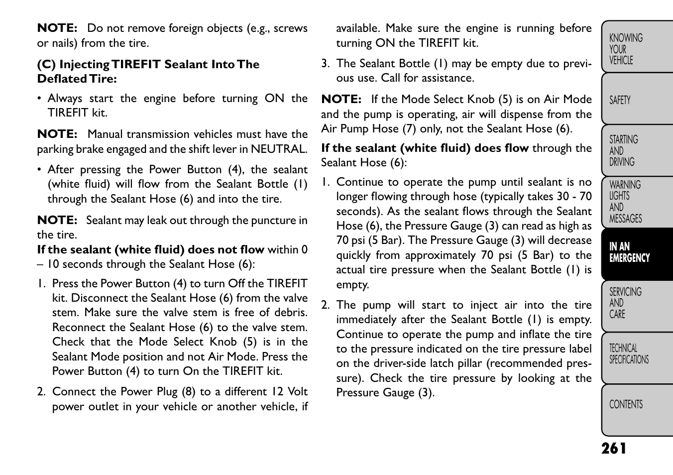 FIAT Freemont User Manual | Page 267 / 352