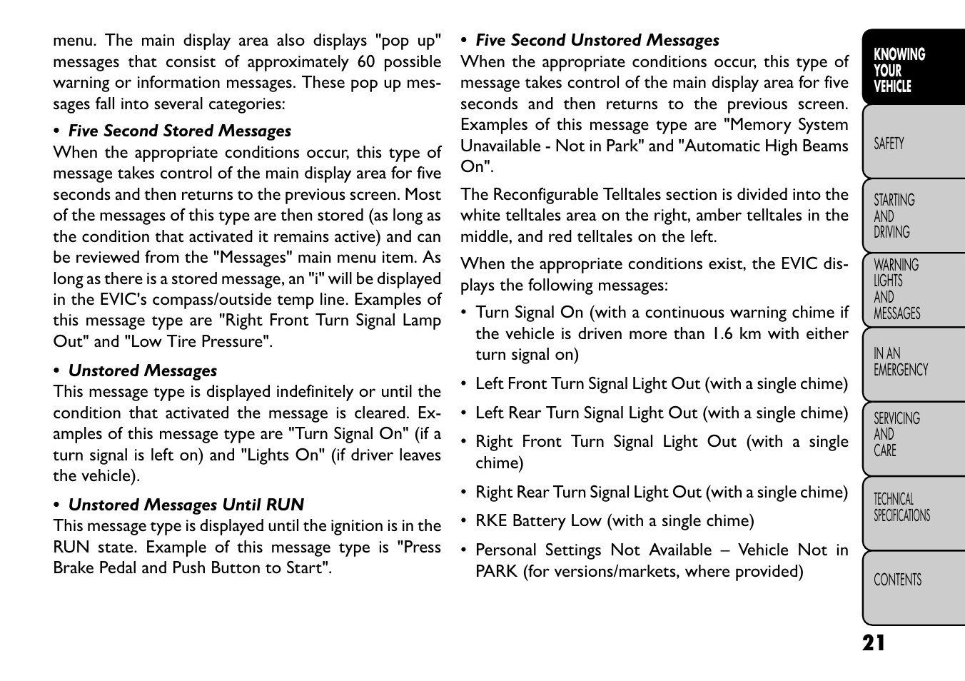 FIAT Freemont User Manual | Page 27 / 352