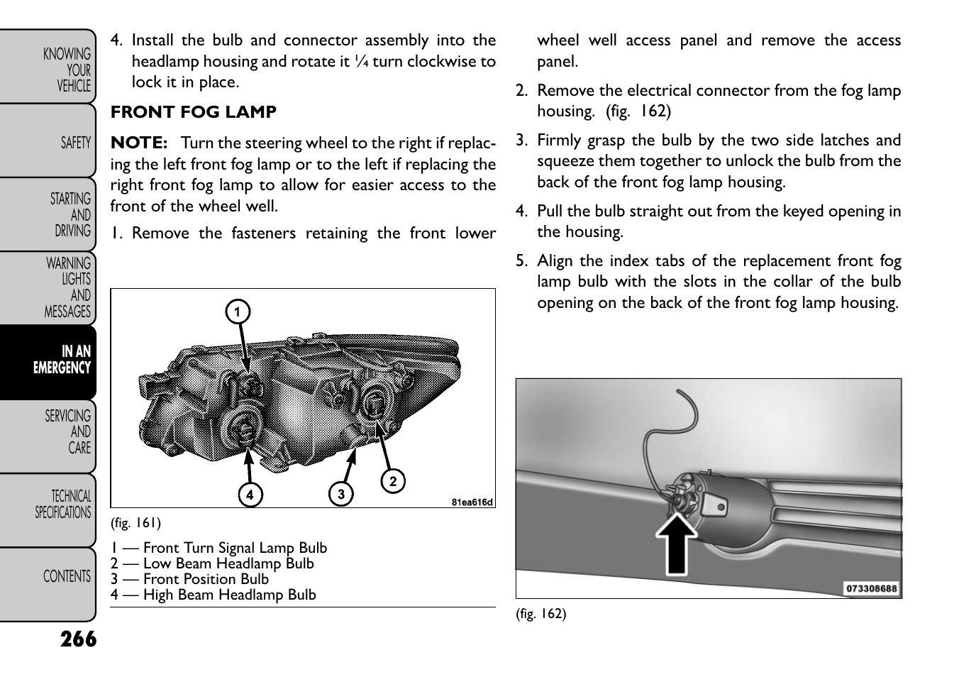 FIAT Freemont User Manual | Page 272 / 352