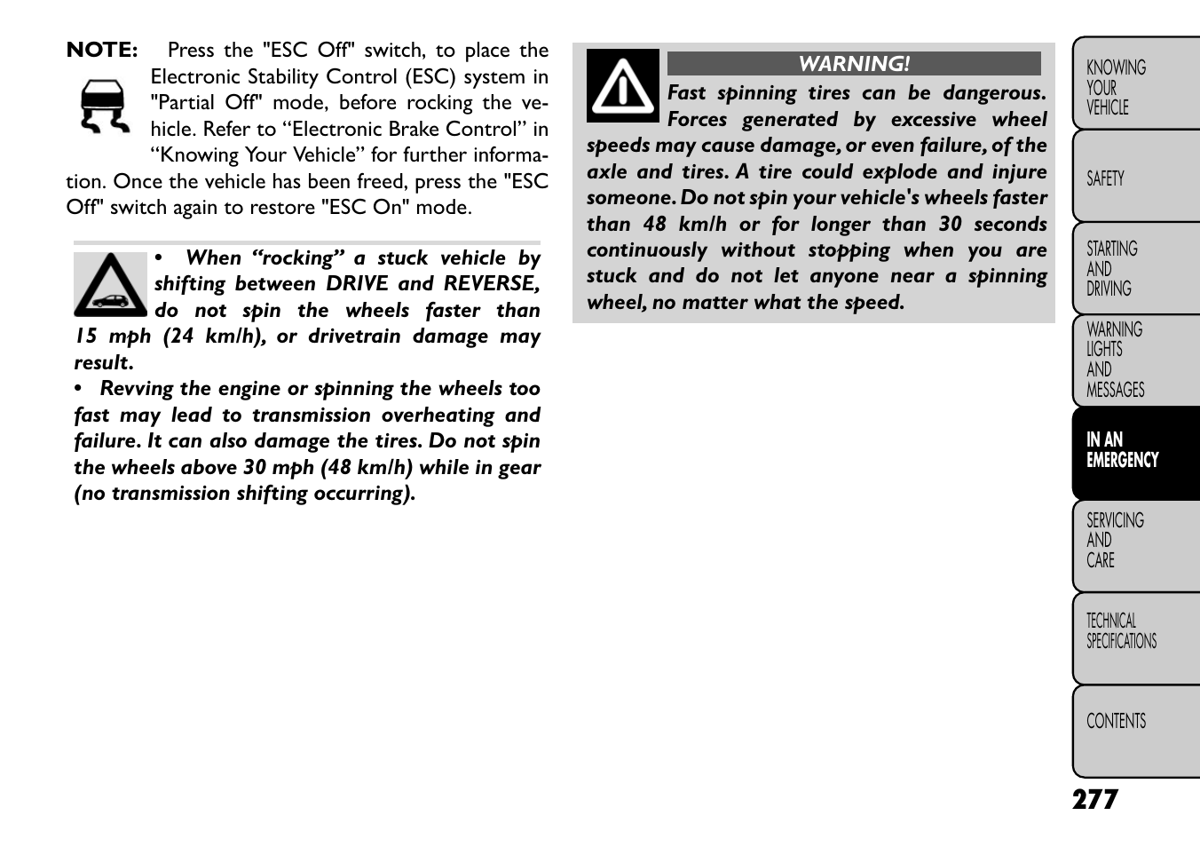 FIAT Freemont User Manual | Page 283 / 352