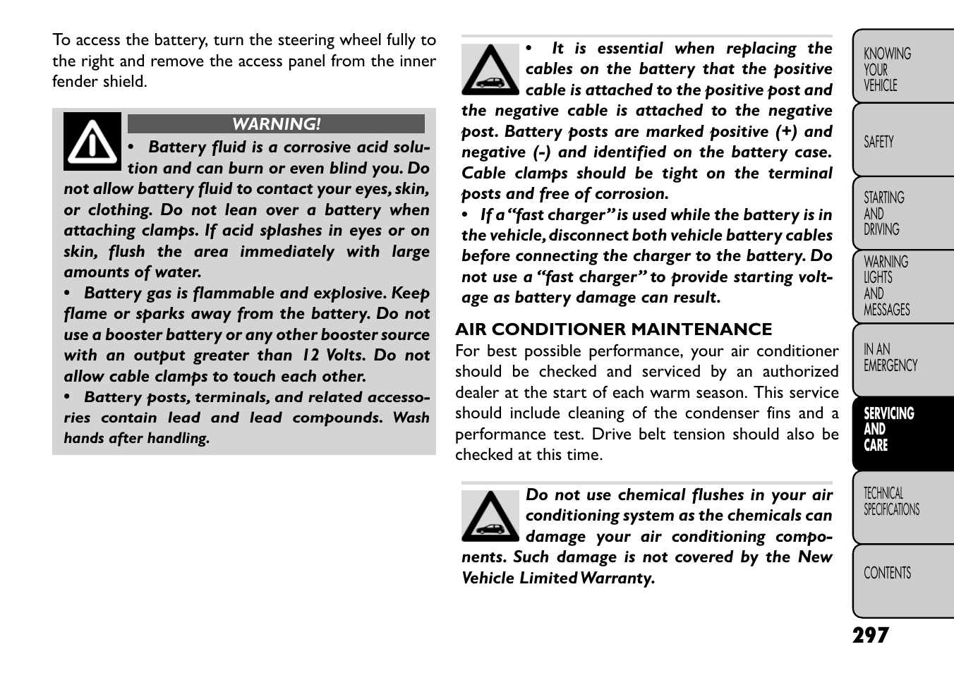 FIAT Freemont User Manual | Page 303 / 352