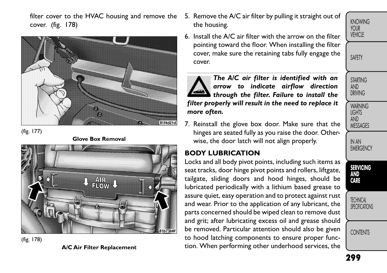 FIAT Freemont User Manual | Page 305 / 352