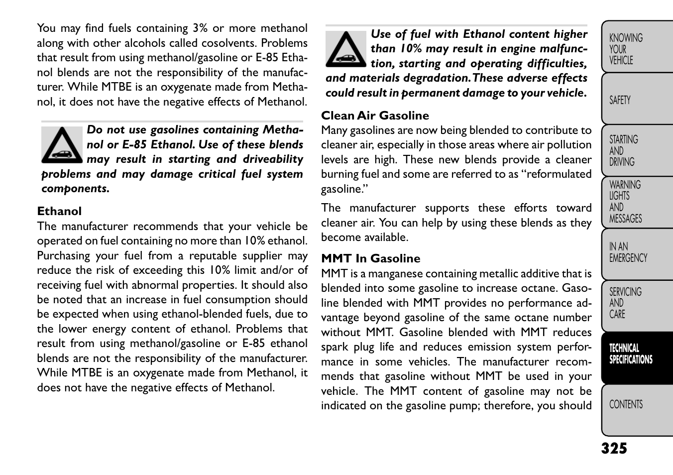 FIAT Freemont User Manual | Page 331 / 352