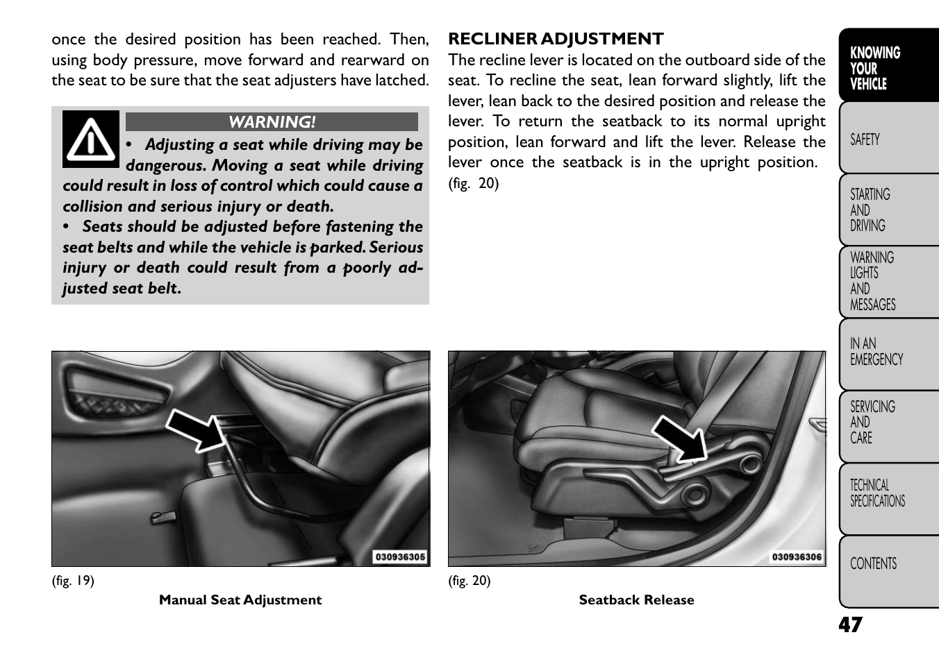 FIAT Freemont User Manual | Page 53 / 352