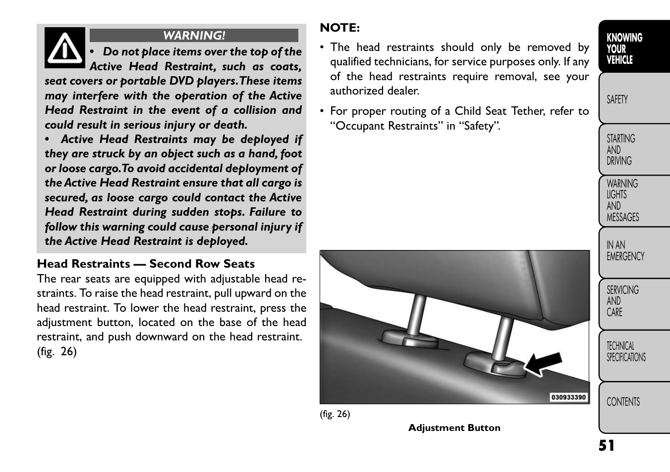 FIAT Freemont User Manual | Page 57 / 352