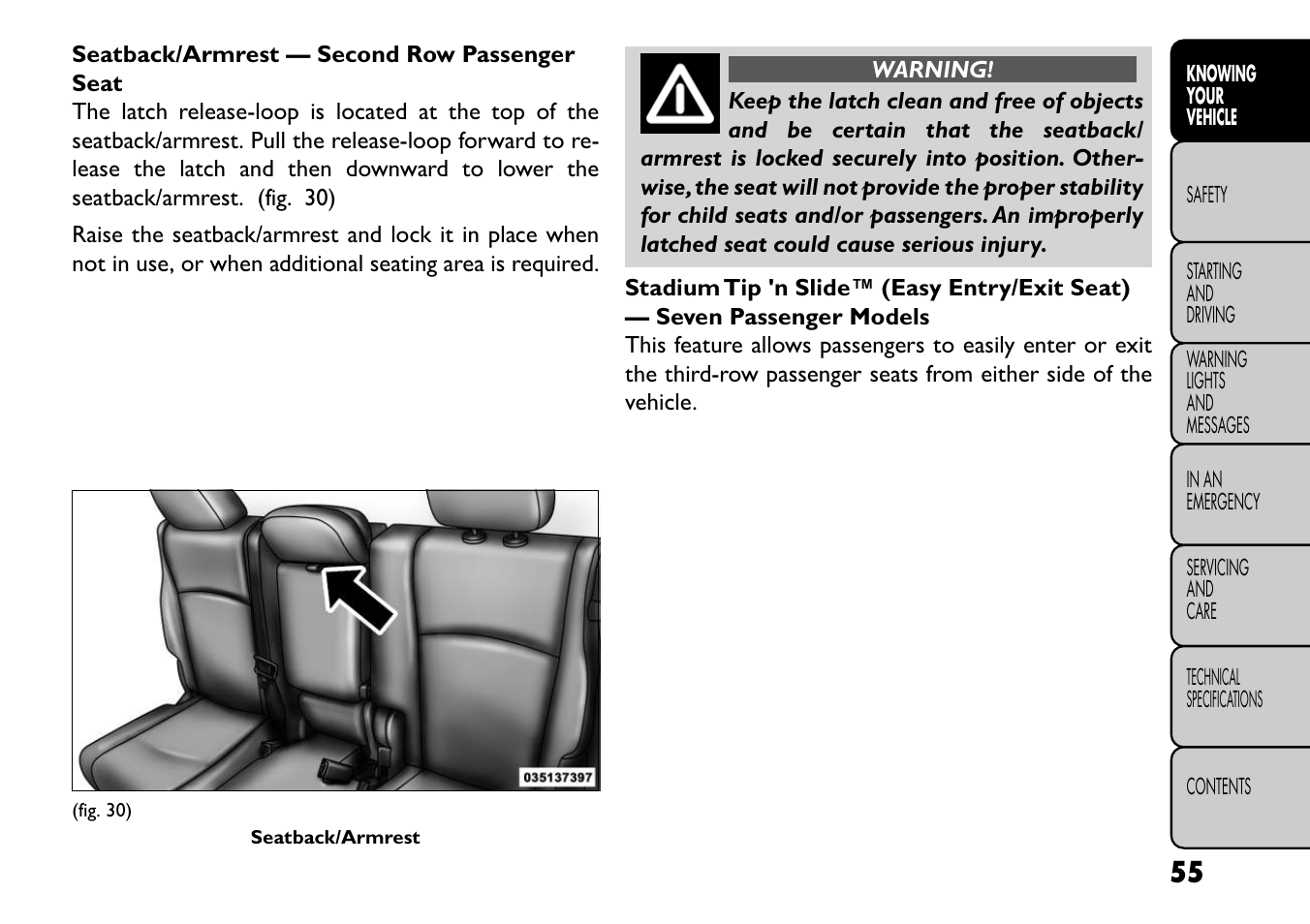 FIAT Freemont User Manual | Page 61 / 352