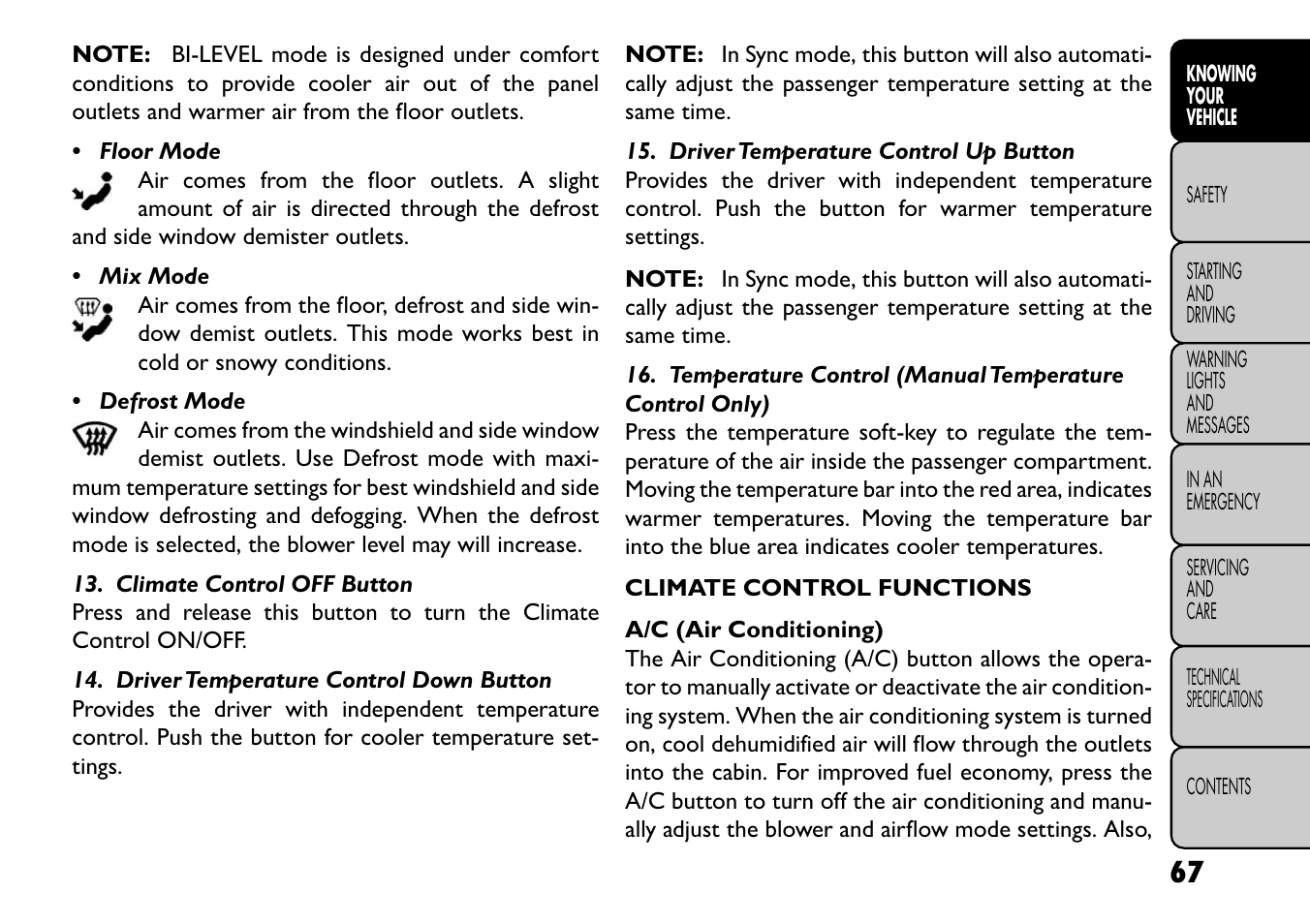 FIAT Freemont User Manual | Page 73 / 352