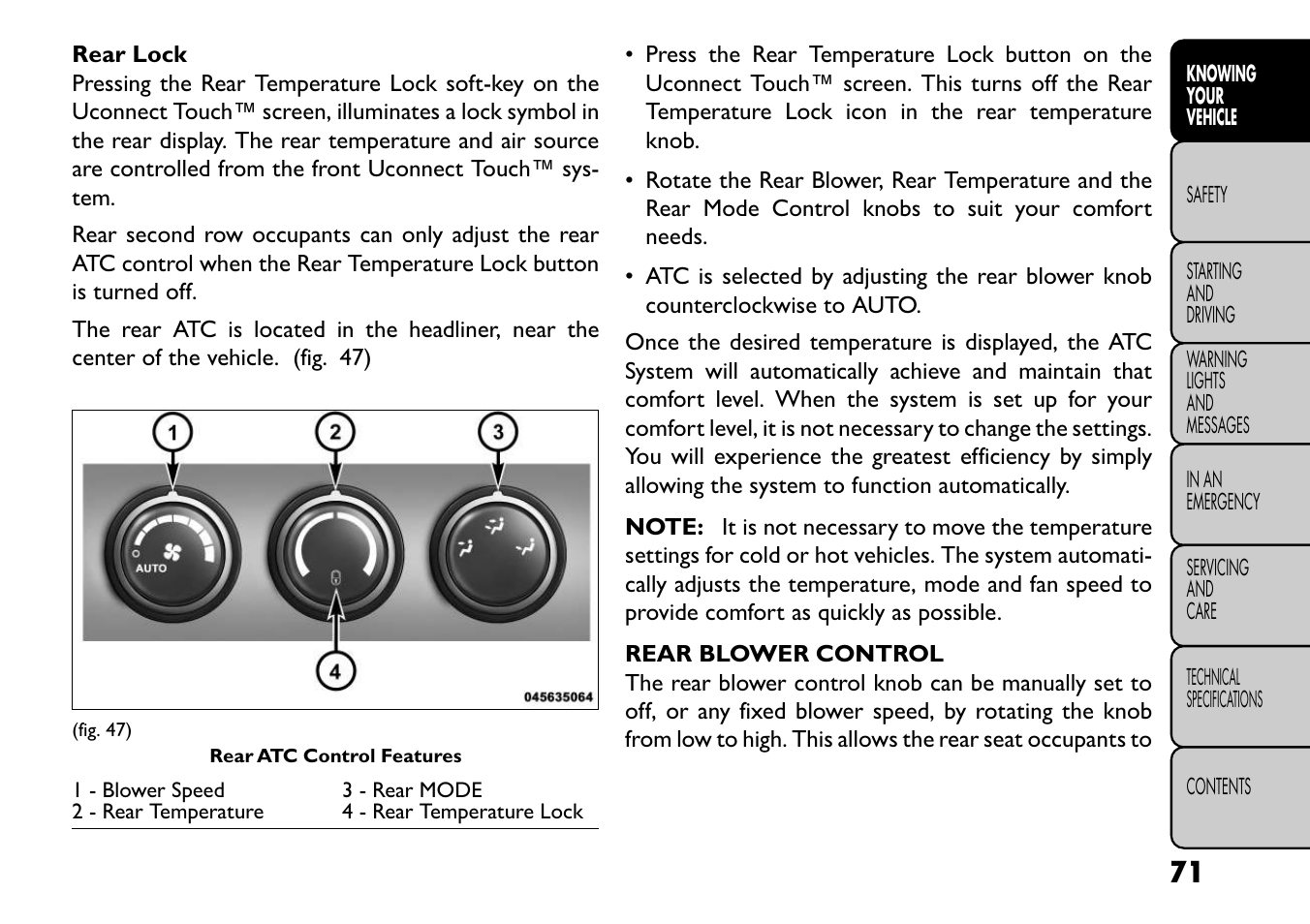 FIAT Freemont User Manual | Page 77 / 352