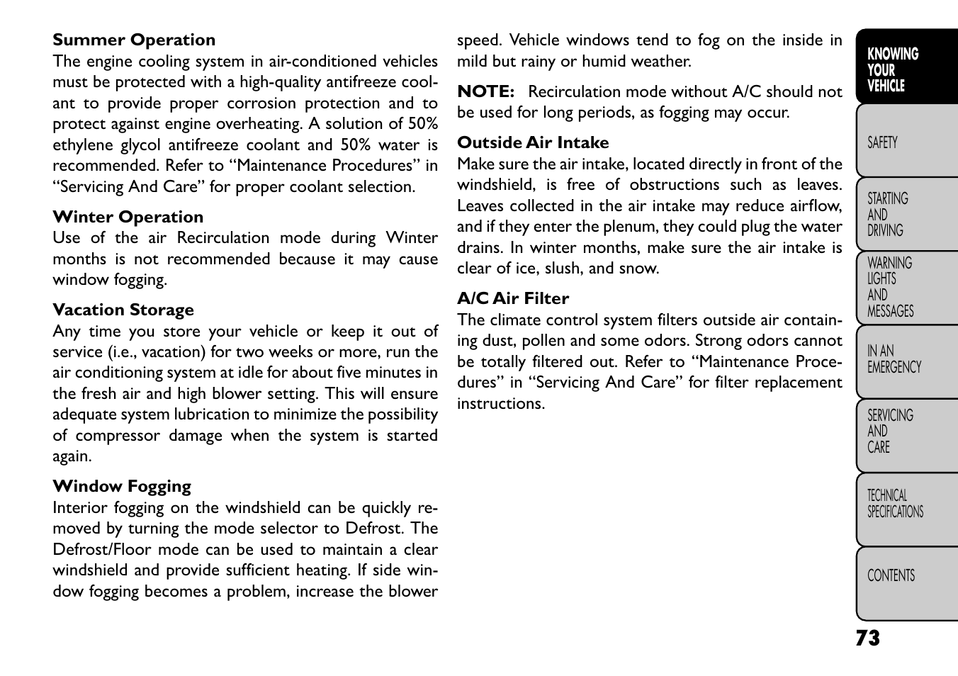 FIAT Freemont User Manual | Page 79 / 352