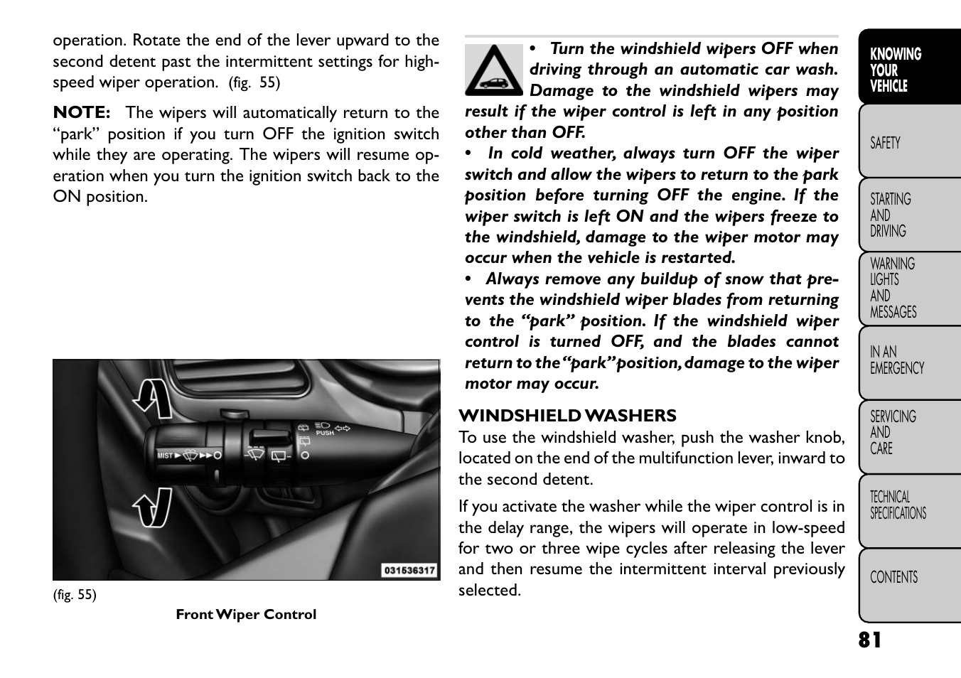 FIAT Freemont User Manual | Page 87 / 352