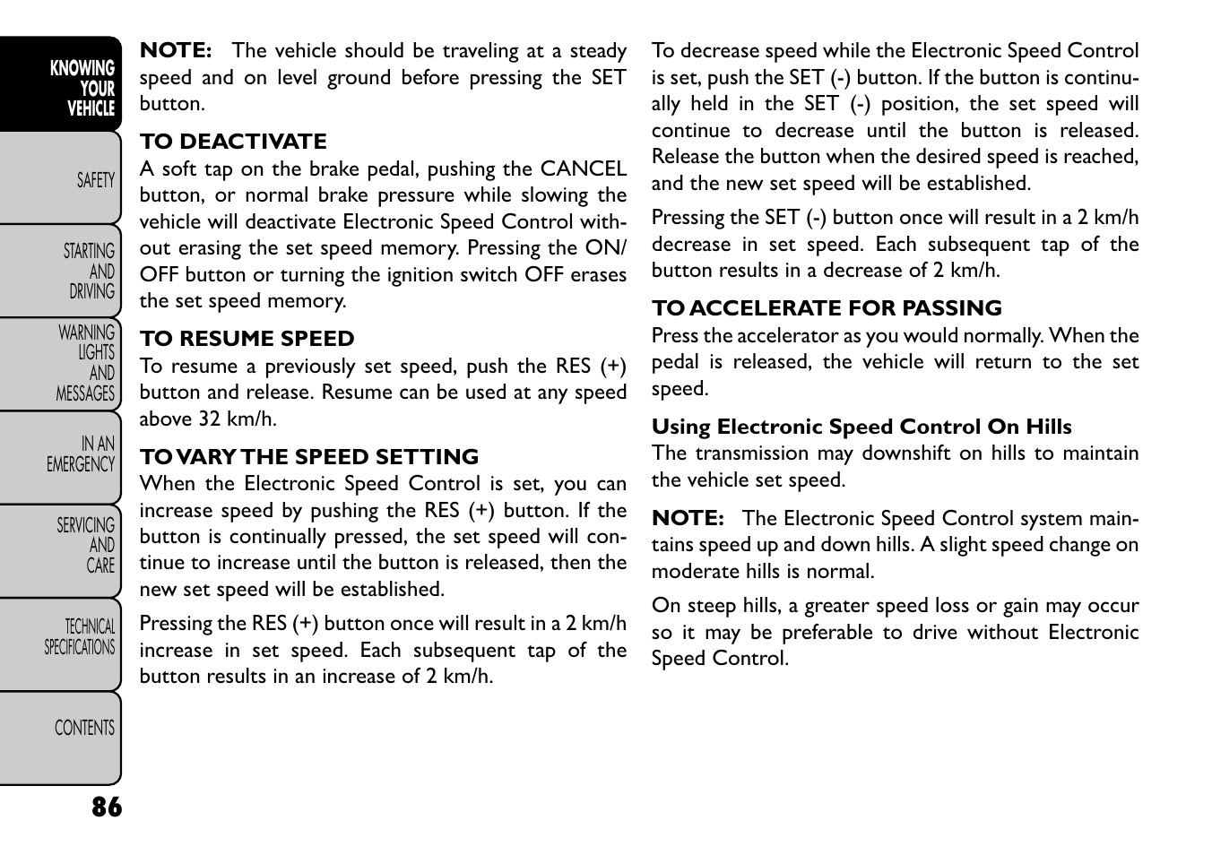 FIAT Freemont User Manual | Page 92 / 352