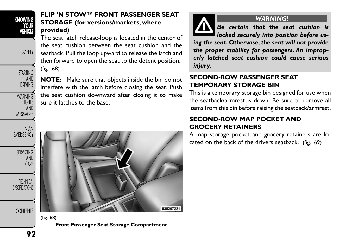 FIAT Freemont User Manual | Page 98 / 352