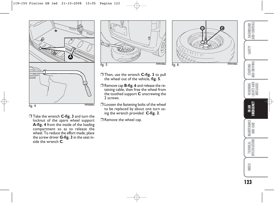 FIAT Qubo User Manual | Page 124 / 202