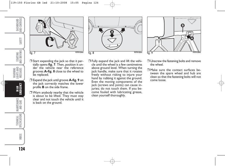 FIAT Qubo User Manual | Page 125 / 202