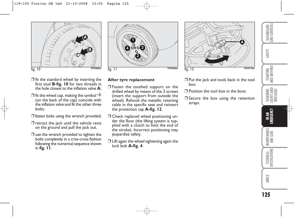 FIAT Qubo User Manual | Page 126 / 202