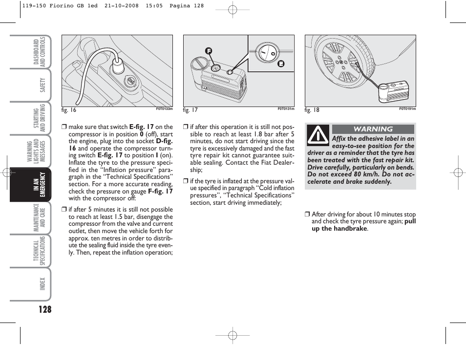 FIAT Qubo User Manual | Page 129 / 202