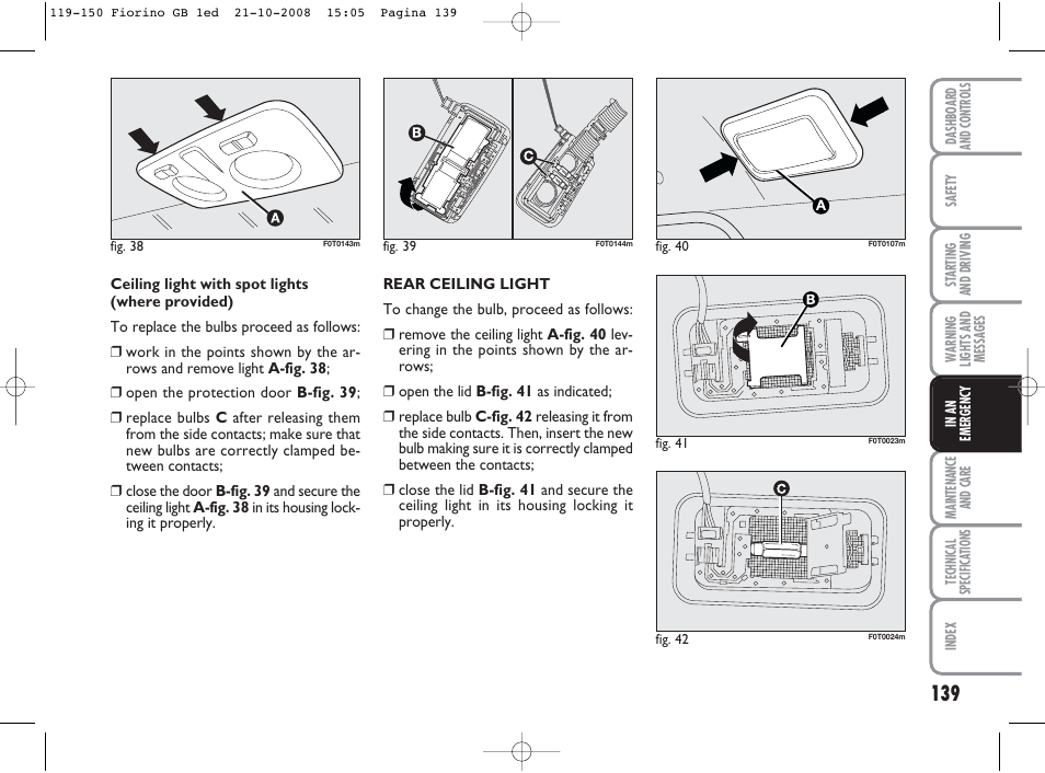 FIAT Qubo User Manual | Page 140 / 202