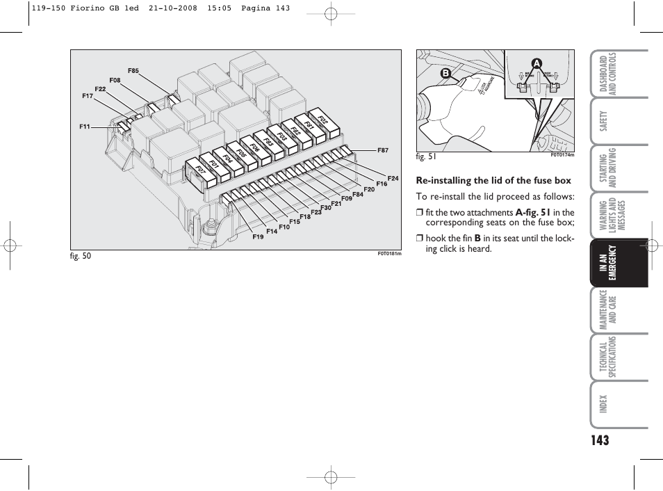 FIAT Qubo User Manual | Page 144 / 202