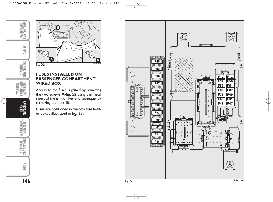 FIAT Qubo User Manual | Page 147 / 202