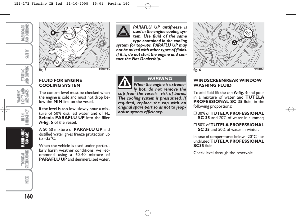 FIAT Qubo User Manual | Page 161 / 202