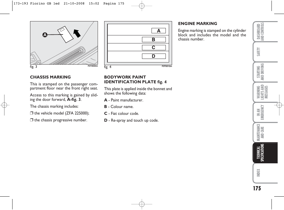 FIAT Qubo User Manual | Page 176 / 202