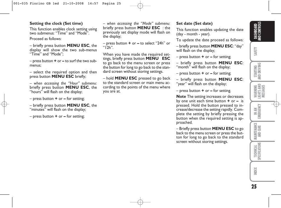 FIAT Qubo User Manual | Page 26 / 202